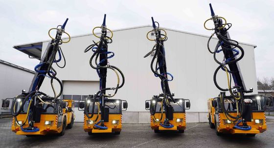 দক্ষ ভেজা কংক্রিট শটক্রিট রোবট মেশিন টানেলিং ঢাল প্রকল্পের জন্য উন্নত নির্ভরযোগ্য